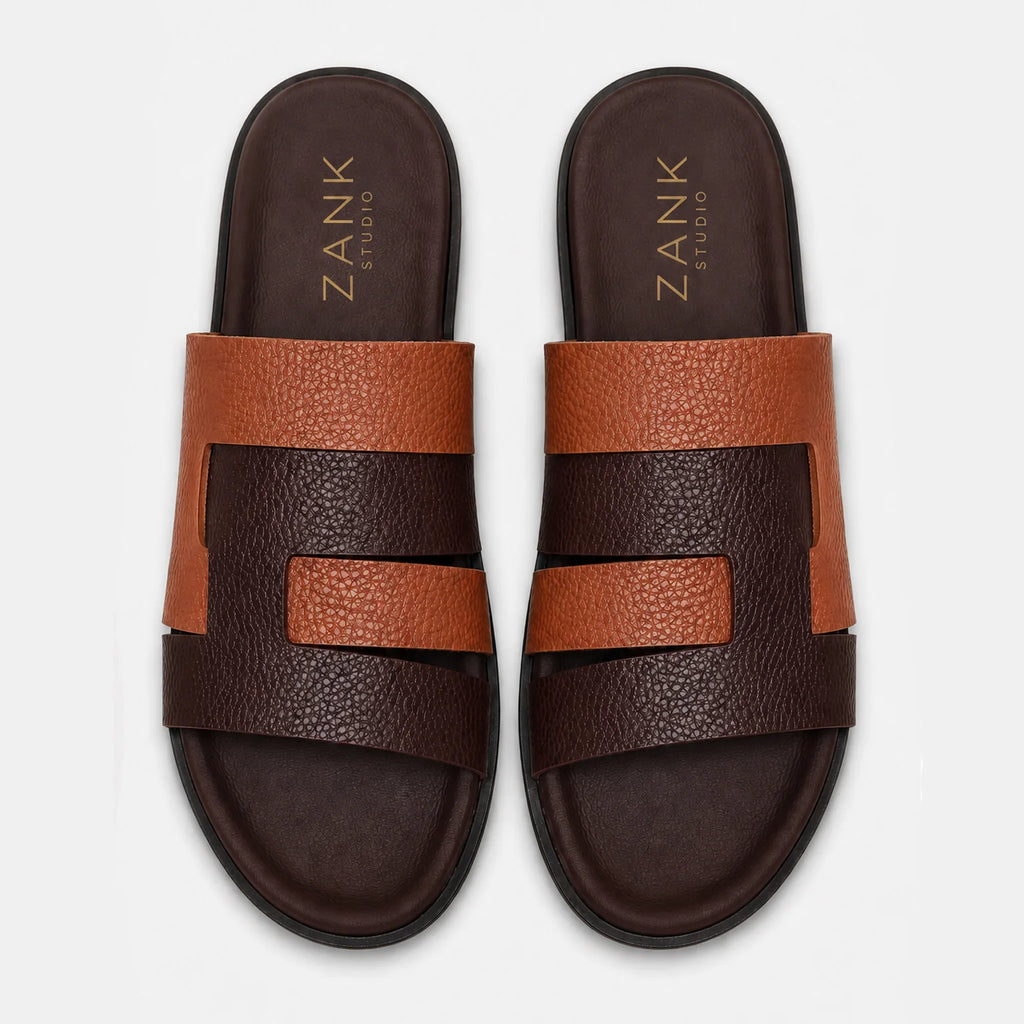 ZANK Premium Leather H Slides