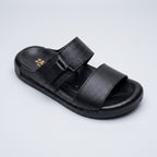 ZANK Men's leather Sandals – Premium Double Strap Slides