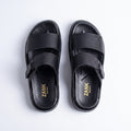 ZANK Men's leather Sandals – Premium Double Strap Slides