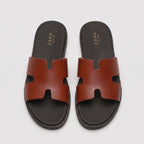 Izmir brown Leather Sandals