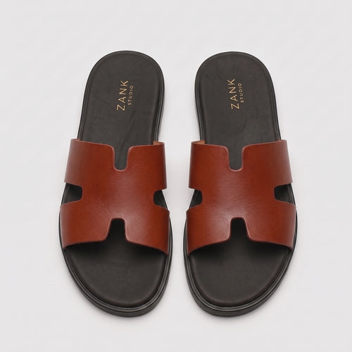 Izmir brown Leather Sandals